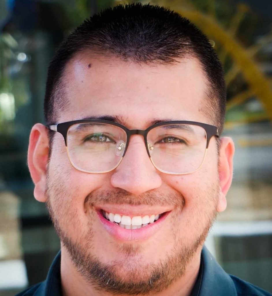 Man smiling