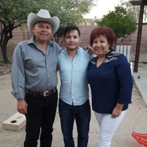 Ramon with his parents