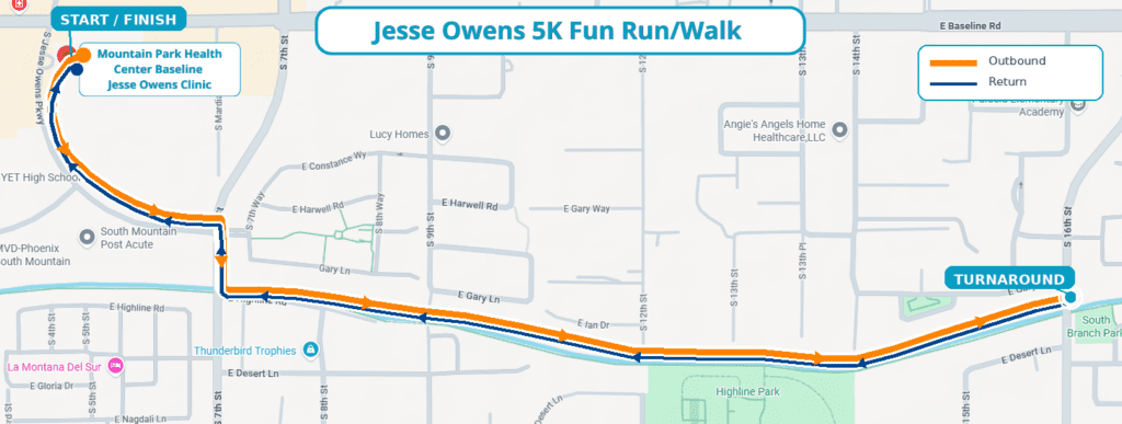 Mountain Park Health | 2026 Jesse Owen 5k Run/Walk Information